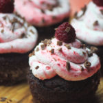 Paleo My PCOS Kitchen - Chocolate Cupcakes with Raspberry Frosting - These gluten-free and refined sugar-free cupcakes are to die for!Chocolate Cupcakes with Raspberry Frosting