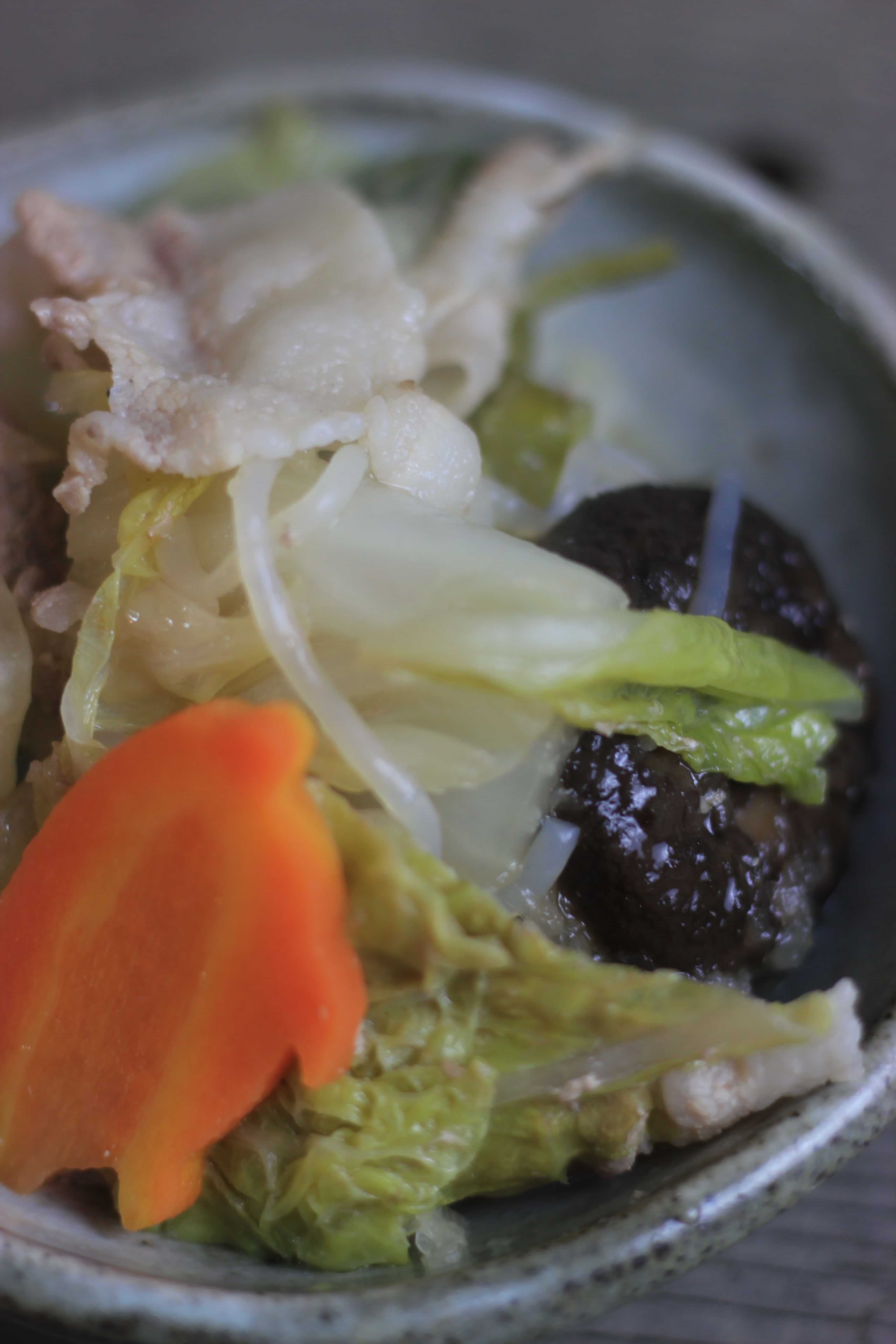 My PCOS Kitchen Napa Cabbage & Pork Belly Japanese Hot Pot An