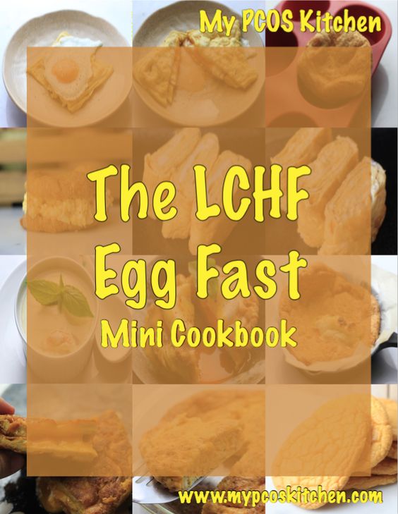 The LCHF Egg Fast Mini Cookbook. Ketogenic low carb recipes that only use eggs, butter, mayo and cheese!