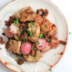 My PCOS Kitchen - Grilled Chicken, Bacon & Radish - A delicious low carb, gluten-free, paleo & keto quick meal or side dish!