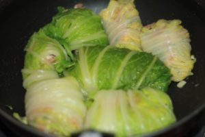 My PCOS Kitchen - Paleo Keto Napa Cabbage Rolls - These delicious gluten-free rolls are simmered in an Asian citrus broth!