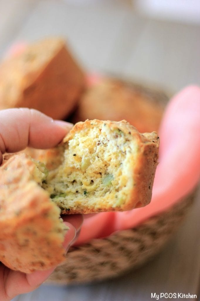 Keto Broccoli Cheddar Muffins (Low Carb/Glutenfree) My PCOS Kitchen