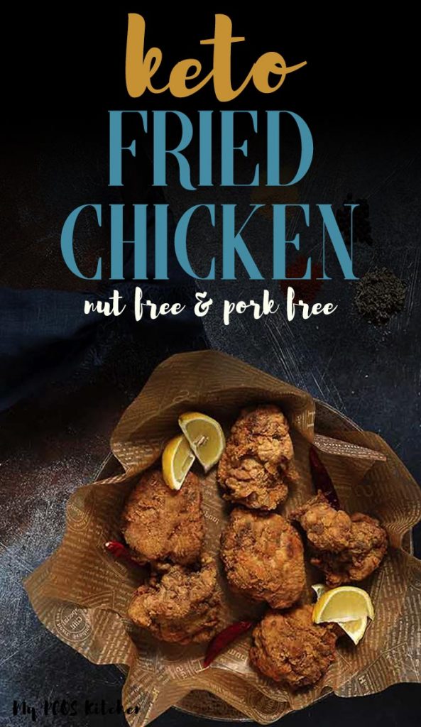 This keto fried chicken is legit the best crispy fried chicken recipe you'll ever make. Forget flour or starch, you won't need any of that to make the best fried chicken legs, thighs, or breasts with protein powder. This fried chicken recipe is the most popular recipe as it's simply the BEST! #friedchicken #ketofriedchicken