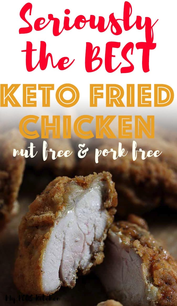 The BEST Crispy Keto Fried Chicken Recipe My PCOS Kitchen