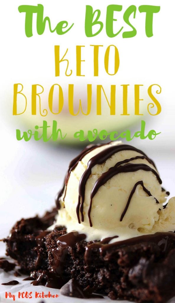 You won't believe how fudgy and gooey these keto brownies are. Thanks to the avocado, these low carb brownies are to die for. Made with almond flour and chocolate chips, this a simple and delish brownie recipe to make!