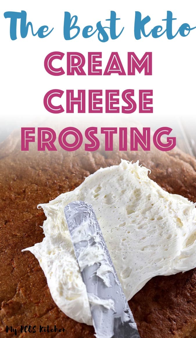 Sugar Free Cream Cheese Frosting Low Carb & Keto
