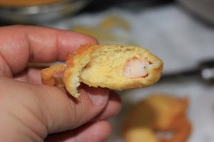 My PCOS Kitchen - Keto Tempura - These delicious crispy and flaky tempura pieces remind me of the real Japanese alternative. Perfect with some sauce or cooked in some hot sauce! Gluten-free, Dairy-free, Low Carb, Sugar-free, Wheat-free