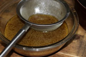 My PCOS Kitchen - Keto Paleo Bone Broth - A simple flavourful bone broth made in a Dutch Oven.