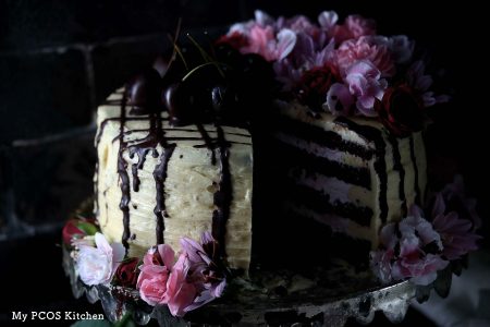 My PCOS Kitchen - Low Carb Chocolate Birthday Cake - This delicious gluten-free and sugar-free cake is the perfect treat for a very special day.