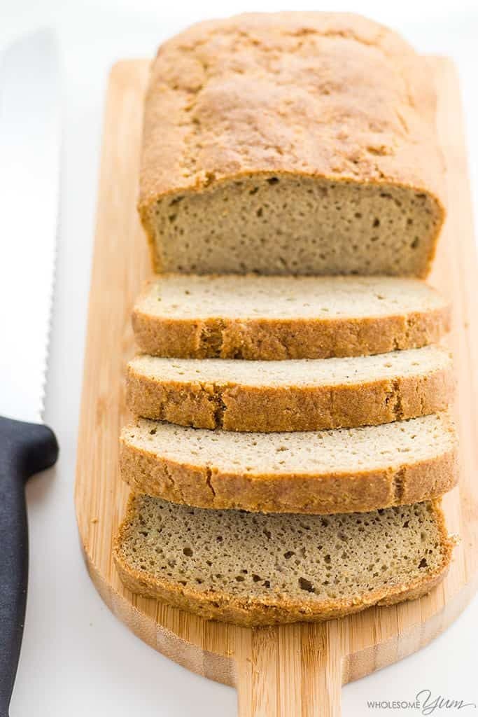 Wholesome Yum - Almond Flour Bread - Low Carb Keto Psyllium Baked Goods Recipe Round Up