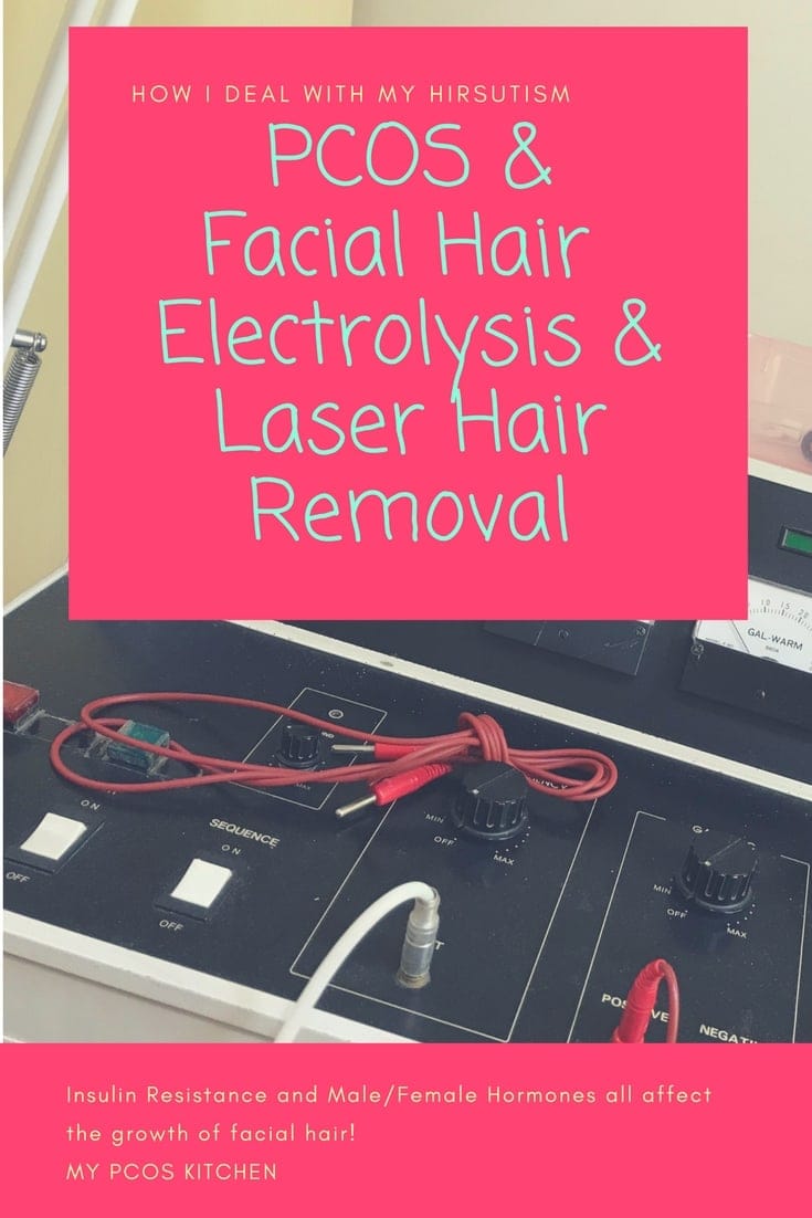 PCOS Facial Hair & Electrolysis - How I deal with it - (Hirsutism)