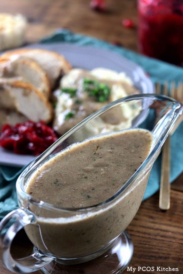 Low Carb Keto Gravy with Turkey Giblets My PCOS Kitchen