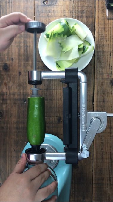 My PCOS Kitchen - Zucchini Lasagna - Kitchenaid Vegetable Sheet Cutter Attachment