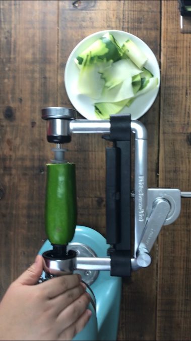 My PCOS Kitchen - Zucchini Lasagna - Kitchenaid Vegetable Sheet Cutter Attachment