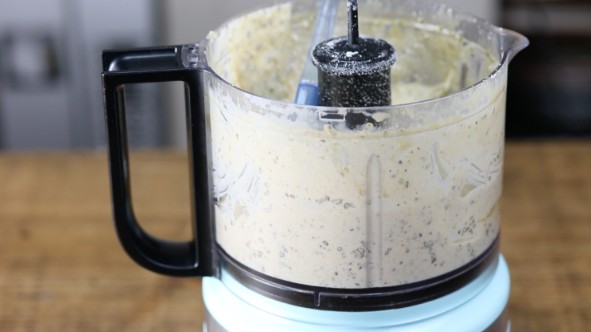 Homemade Caesar Salad Dressing - In a food processor - My PCOS Kitchen