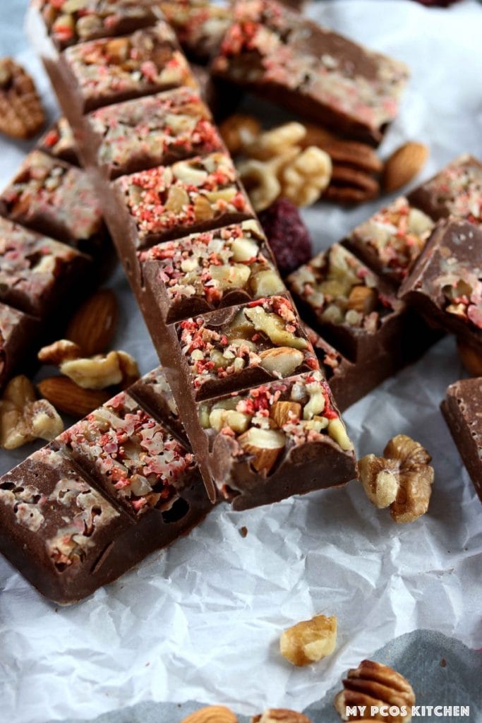 Low Carb Chocolate with  Nuts