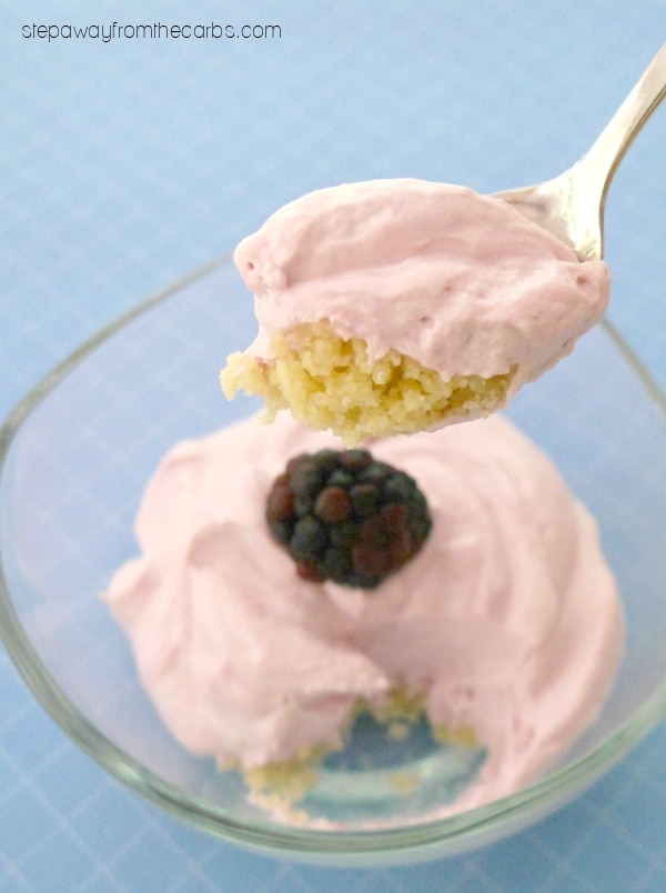 20+ Sugar Free Cheesecake Recipes - My PCOS Kitchen - Delicious Low Carb Cheesecake Recipes that have NO sugar and are all gluten-free! Low Carb Blackberry Cheesecakes - Step Away from the Carbs