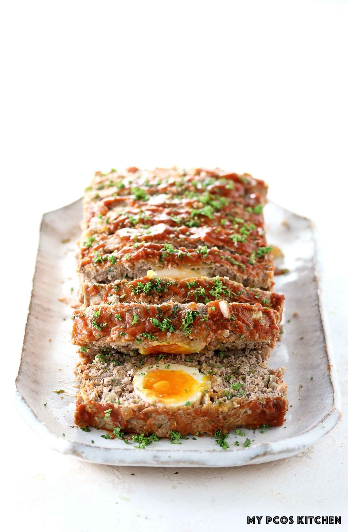Keto Meatloaf with Eggs Low Carb Gluten Free My PCOS Kitchen