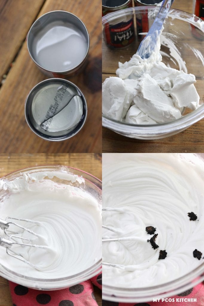 Dairy Free Whipped Cream - My PCOS Kitchen - How to make coconut whipped cream.