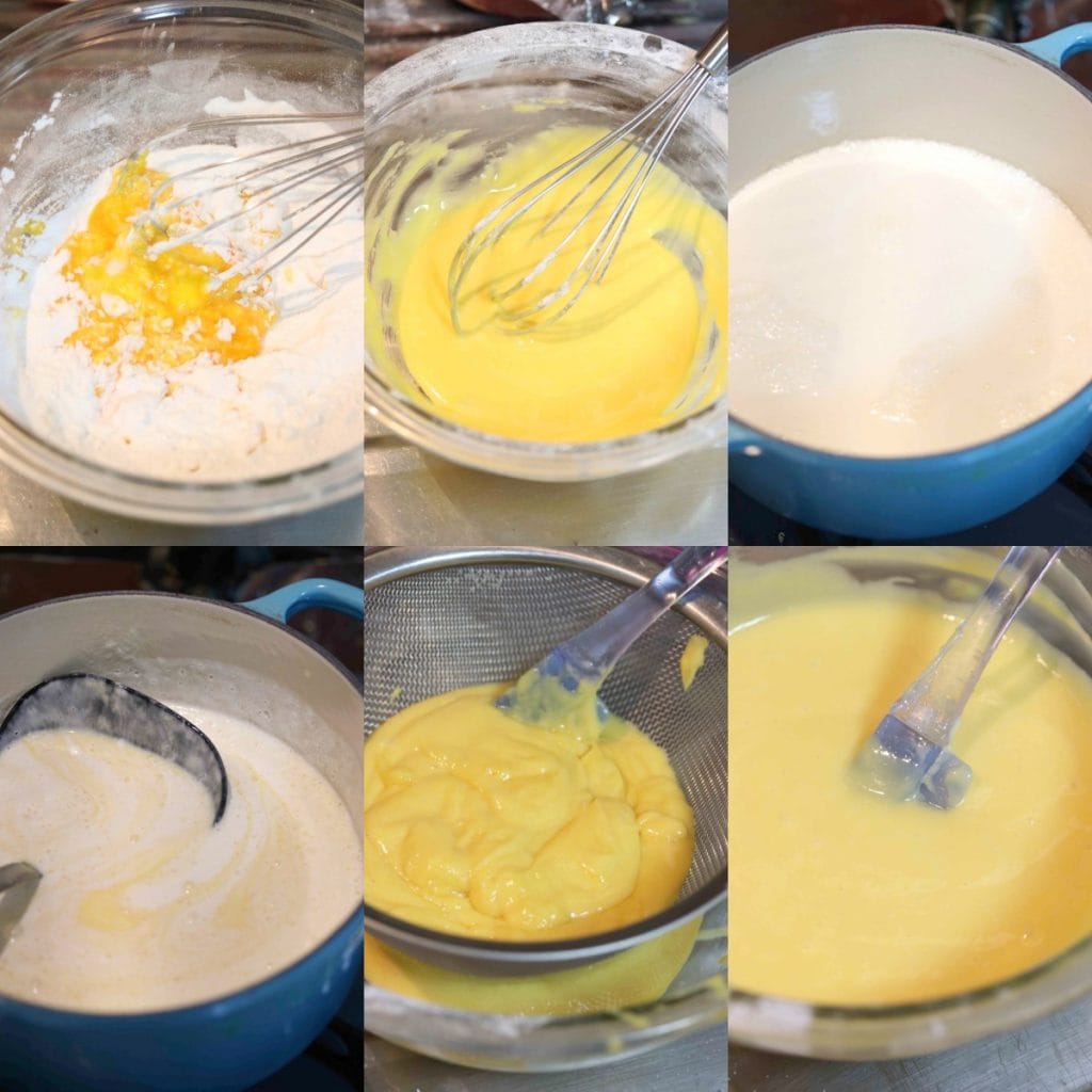 How to make low carb vanilla pastry cream step by step.