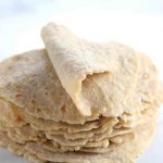 Low carb tortillas that super pliable and packed on top of one another.