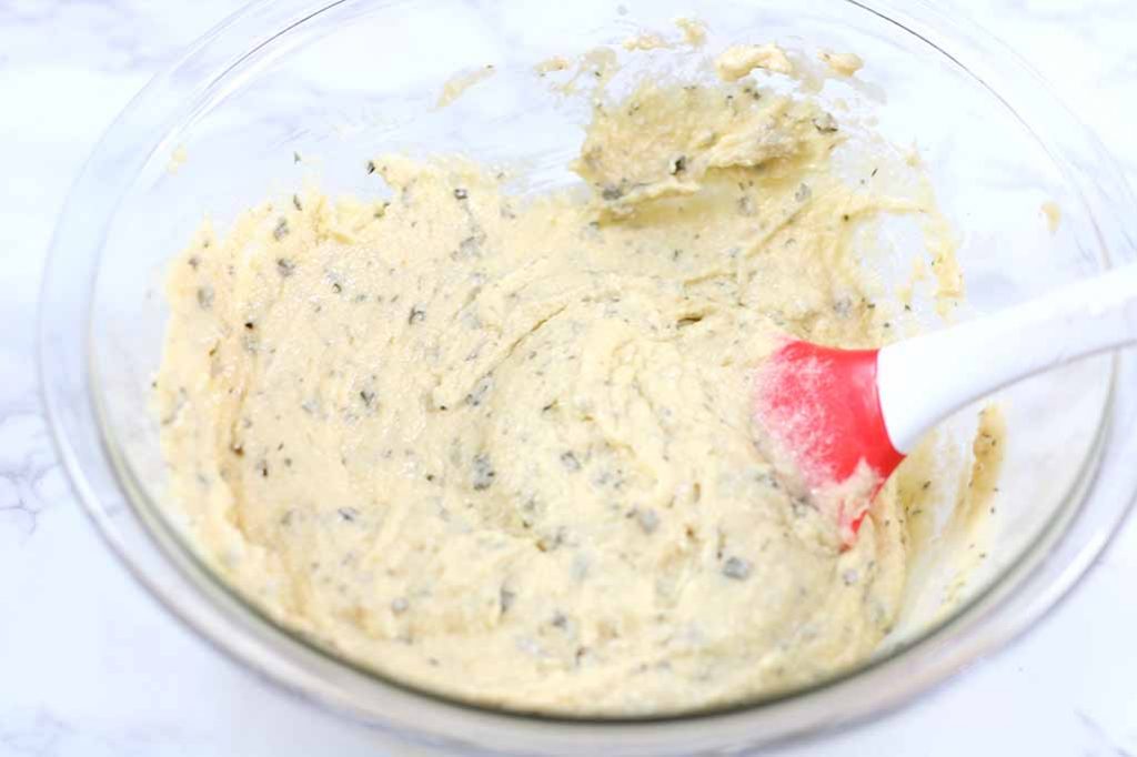 The batter you should expect when making paleo biscuits.