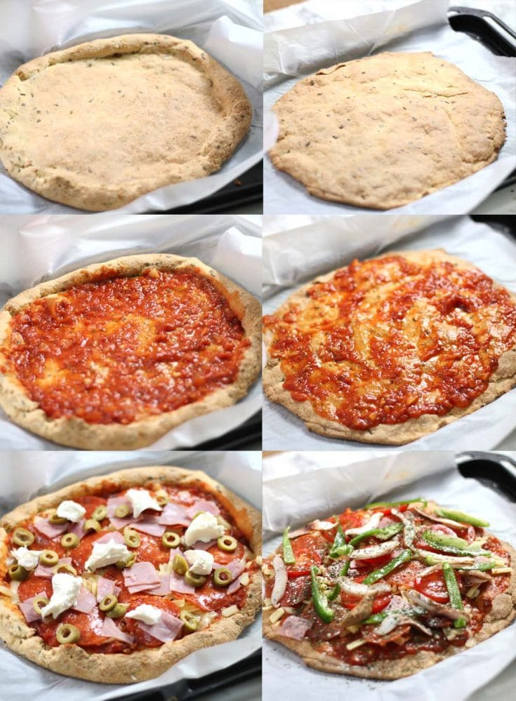 The BEST Keto Low Carb Pizza Crust Recipe Thin or Thick Crust Recipe