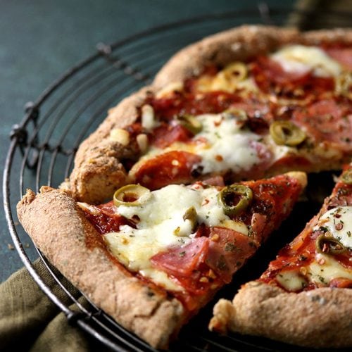 The BEST Keto Low Carb Pizza Crust Recipe Thin or Thick Crust Recipe