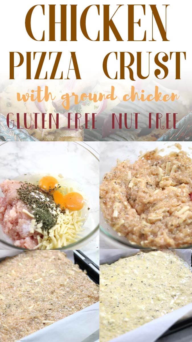 Low Carb Keto Chicken Pizza Crust with a Dairy Free Option!