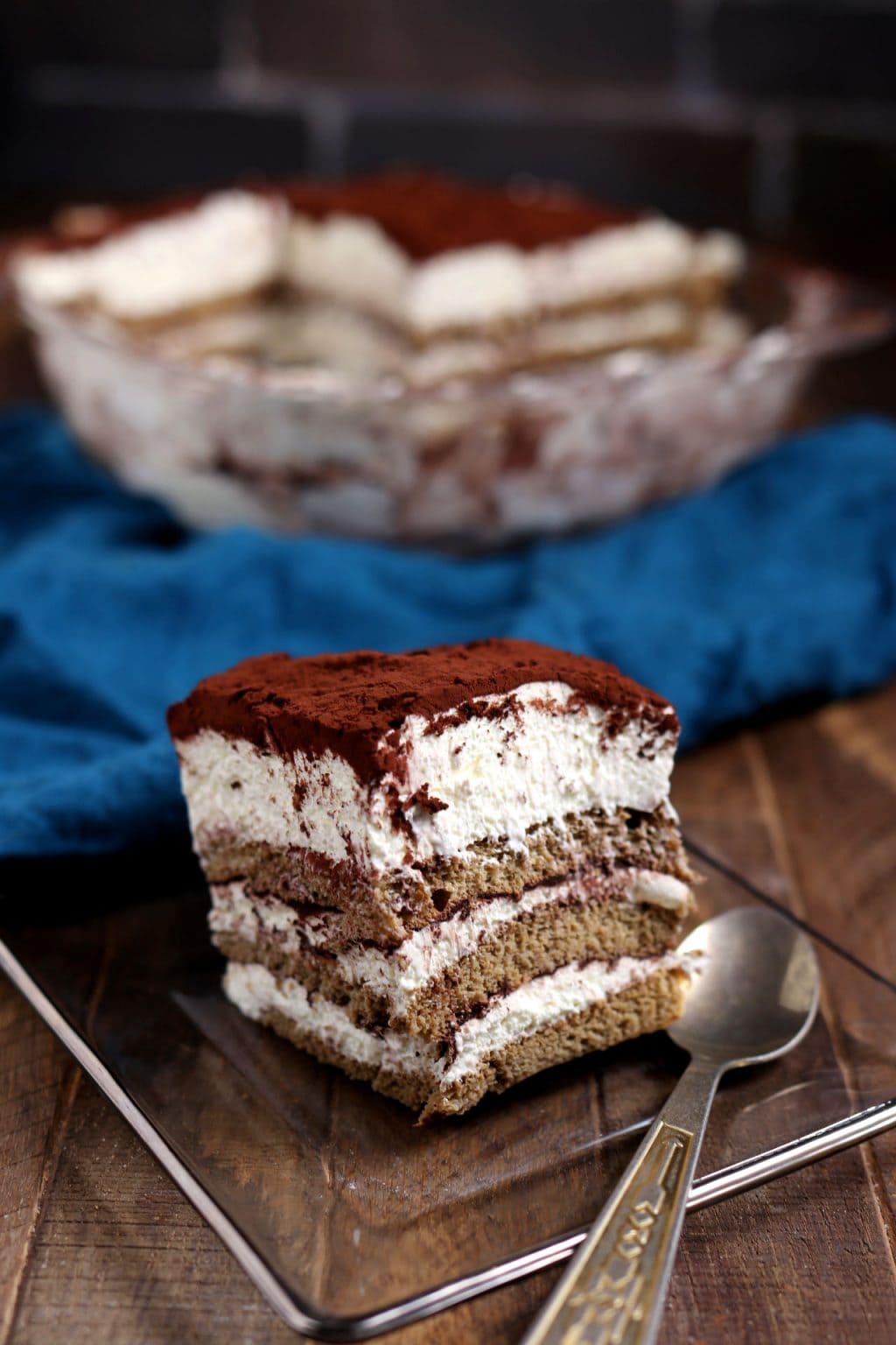 Easy Classic Keto Tiramisu Cake (without lady fingers)