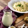 The BEST alfredo sauce to make with healthy ingredients.