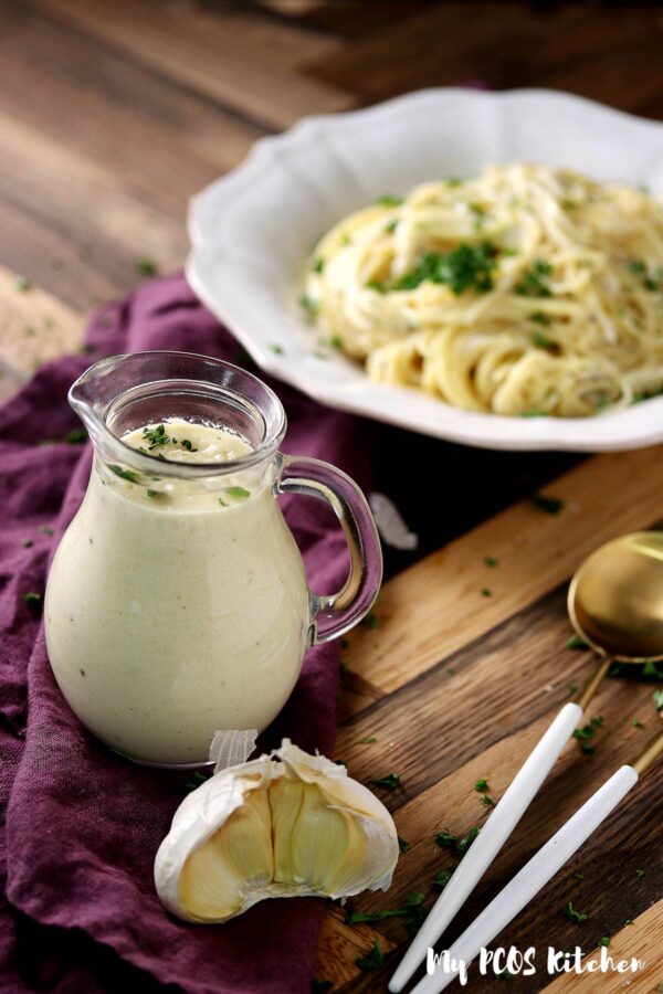 BEST Low Carb Keto Alfredo Sauce My PCOS Kitchen