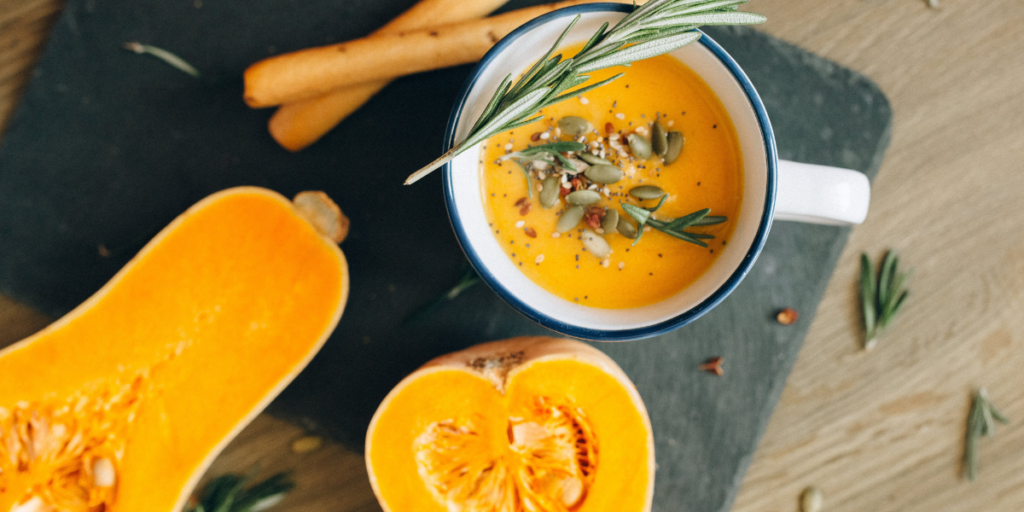 PCOS friendly soups, pumpkin soup